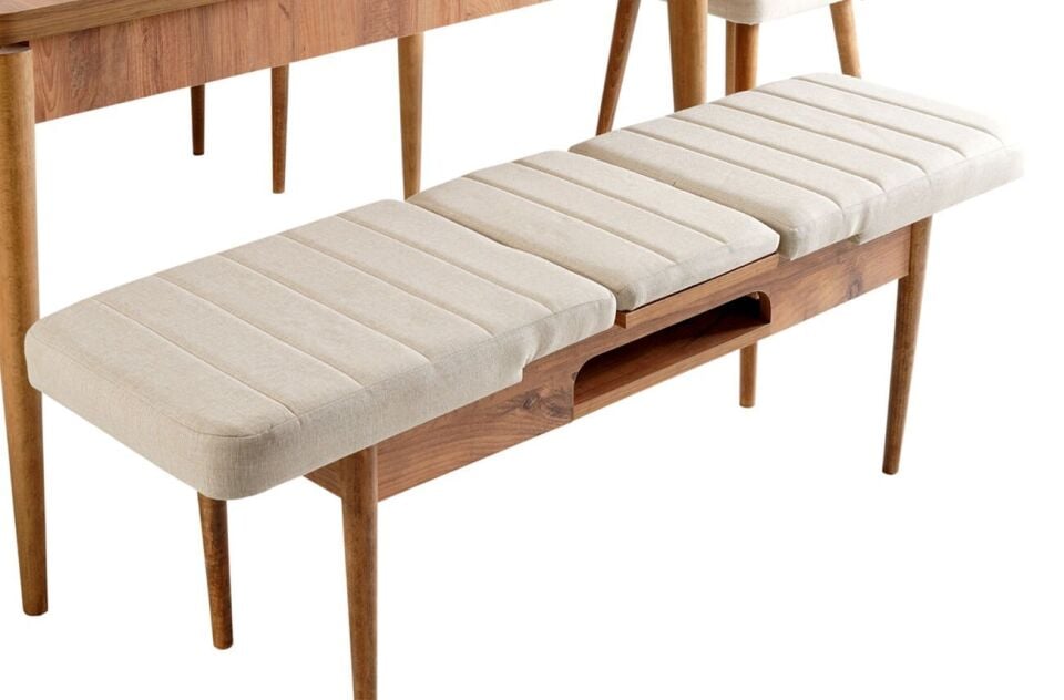 Sembol Large Masa Takımı Atlantik Krem