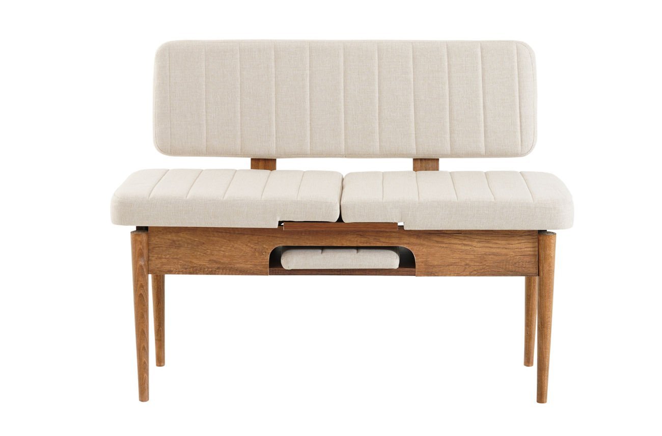 Sembol Mini Masa Takımı Ceviz Krem