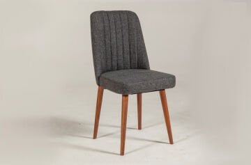 Sembol Mini Masa Takımı Ceviz Antrasit