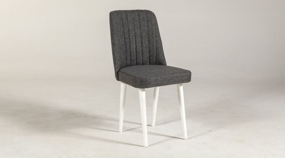 Sembol Sandalye Beyaz Antrasit