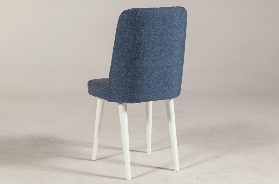 Sembol Sandalye Beyaz Lacivert