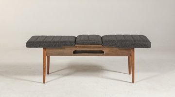 SEMBOL BENCH CEVİZ ANTRASİT