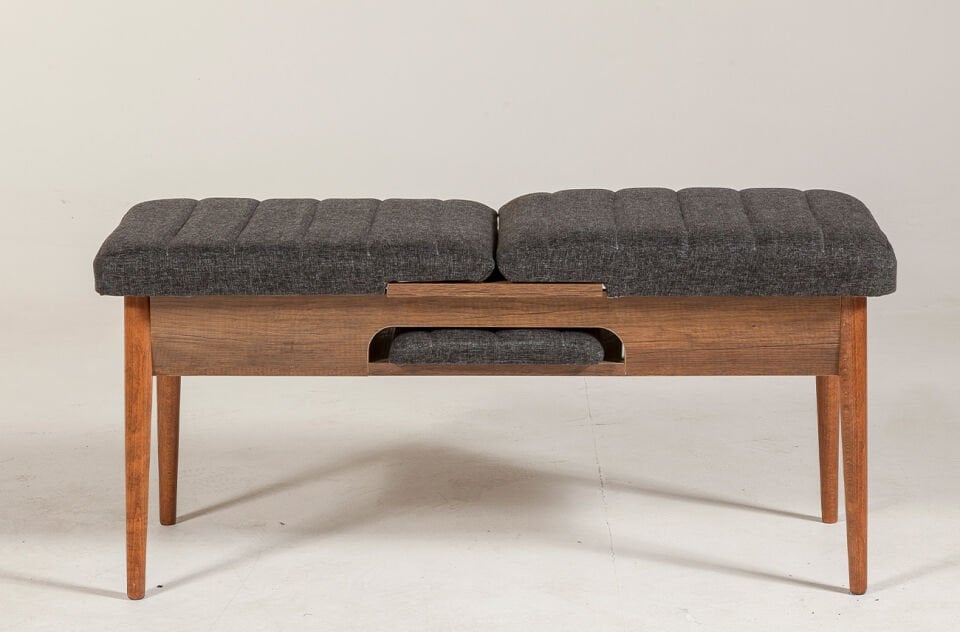 Sembol Bench Ceviz Antrasit