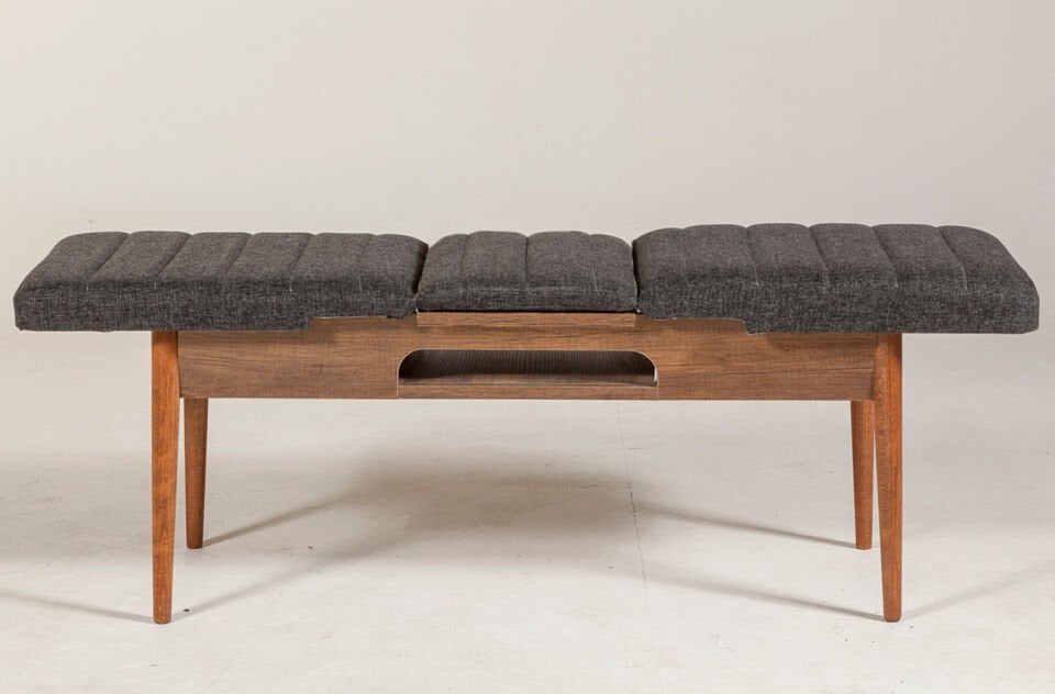 Sembol Bench Ceviz Antrasit