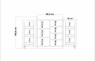 Mirena Kiler Dolap 165 Derece Beyaz