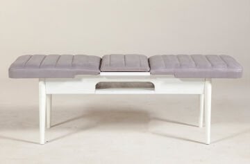 Sembol Mini Masa Takımı Beyaz Soho Gri