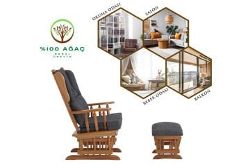 Relax Sallanan Sandalye Antrasit