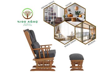 Relax Sallanan Sandalye Kaz Antrasit