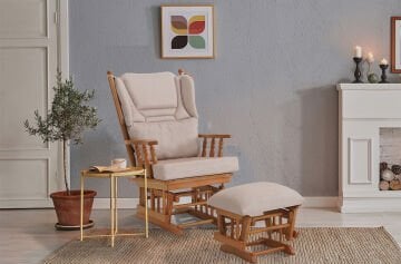 Relax Sallanan Sandalye Krem