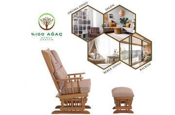 Relax Sallanan Sandalye Taş