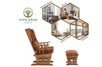 Relax Sallanan Sandalye Turuncu