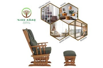 Relax Sallanan Sandalye Yeşil