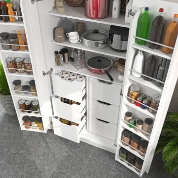 Molina 6 Çekmece 165 Derece Beyaz