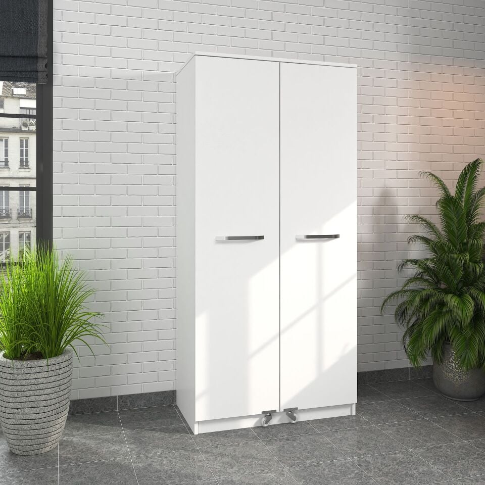 Molina 3 Çekmece 90 Derece Beyaz