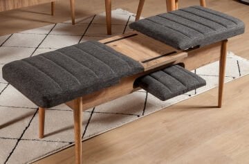 Sembol Extra Masa Takımı Atlantik Antrasit