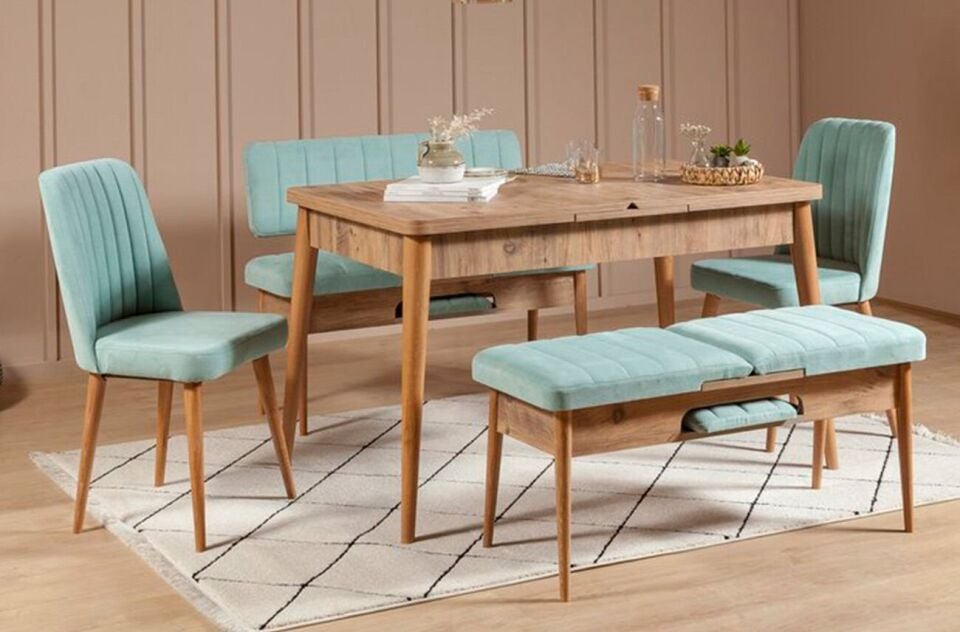 Sembol Extra Masa Takımı Atlantik Fıstık Yeşili