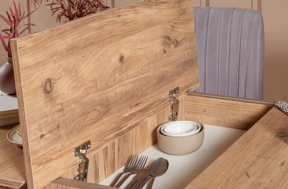 Sembol Extra Masa Takımı Atlantik Soho Gri