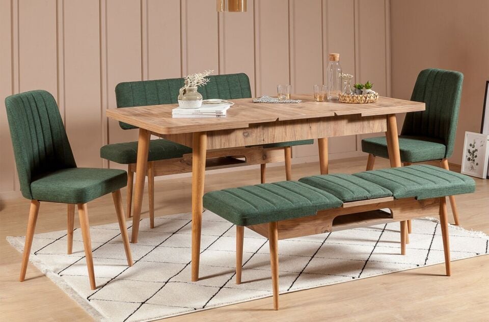 Sembol Extra Masa Takımı Atlantik Yeşil