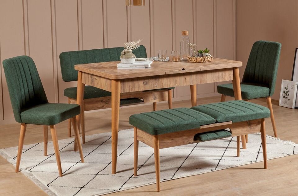 Sembol Extra Masa Takımı Atlantik Yeşil