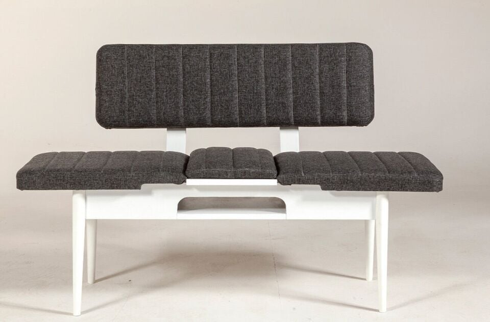 Sembol Extra Masa Takımı Beyaz Antrasit