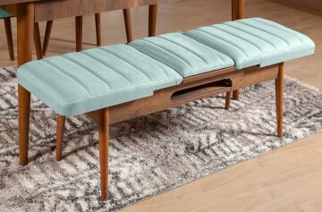 Sembol Extra Masa Takımı Ceviz Fıstık Yeşili