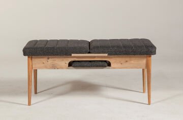 Sembol Large Masa Takımı Atlantik Antrasit
