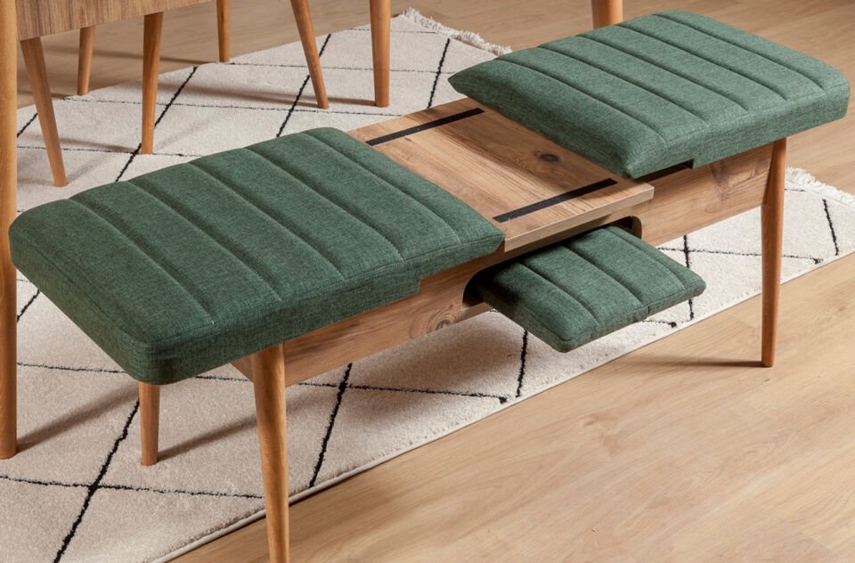 Sembol Large Masa Takımı Atlantik Yeşil