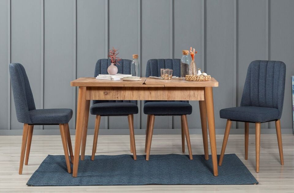 Sembol Medium Masa Takımı Atlantik Lacivert