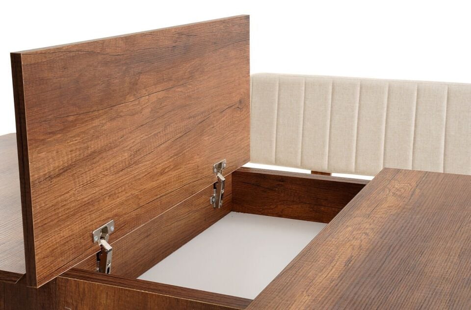 Sembol Extra Masa Takımı Ceviz Krem