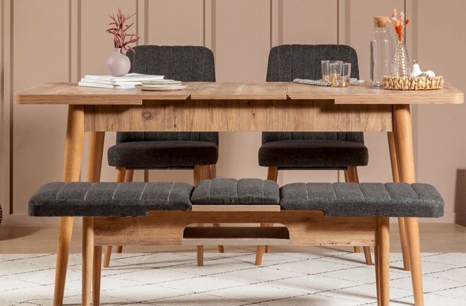 Sembol Mini Masa Takımı Atlantik Antrasit