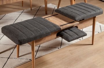 Sembol Mini Masa Takımı Atlantik Antrasit